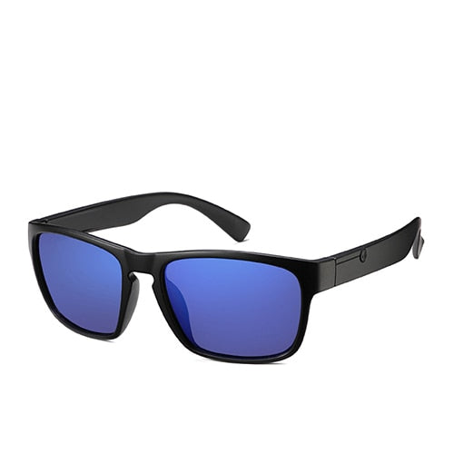 POLARKING Brand Polarized Sunglasses For Men Plastic Oculos de sol Men's Fashion Square Driving Eyewear Travel Sun Glass