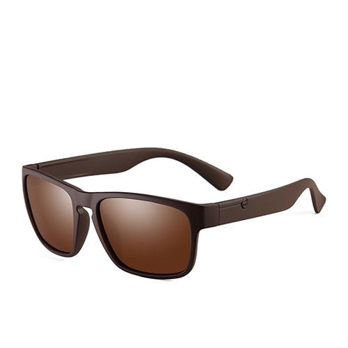 POLARKING Brand Polarized Sunglasses For Men Plastic Oculos de sol Men's Fashion Square Driving Eyewear Travel Sun Glass