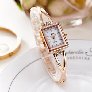 Rhinestone Watches Women Luxury Brand Stainless Steel Bracelet watches