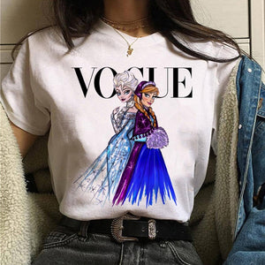 Vogue princess t shirt aesthetic women fashion girls 90s t shirt harajuku ulzzang print graphic summer t shirt top tee female