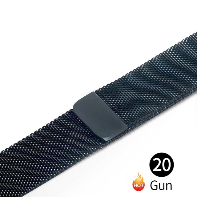 Milanese Loop For Apple Watch band strap.Stainless Steel Link Bracelet wrist watchband