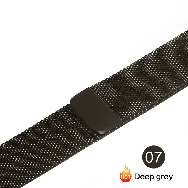 Milanese Loop For Apple Watch band strap.Stainless Steel Link Bracelet wrist watchband
