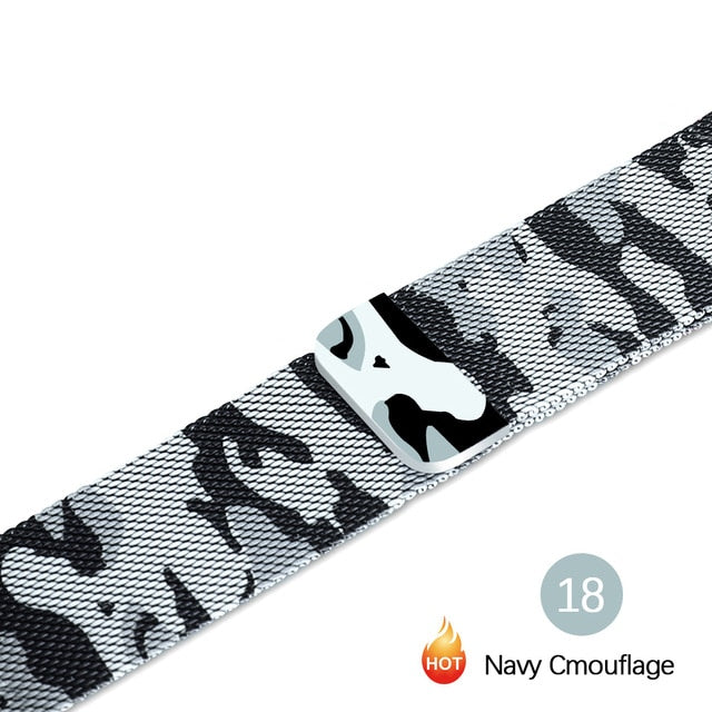 Milanese Loop For Apple Watch band strap.Stainless Steel Link Bracelet wrist watchband
