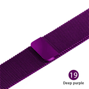 Milanese Loop For Apple Watch band strap.Stainless Steel Link Bracelet wrist watchband