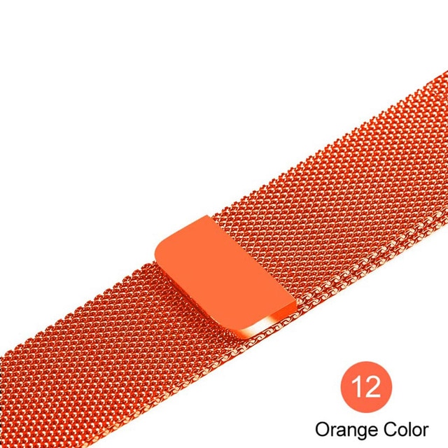 Milanese Loop For Apple Watch band strap.Stainless Steel Link Bracelet wrist watchband