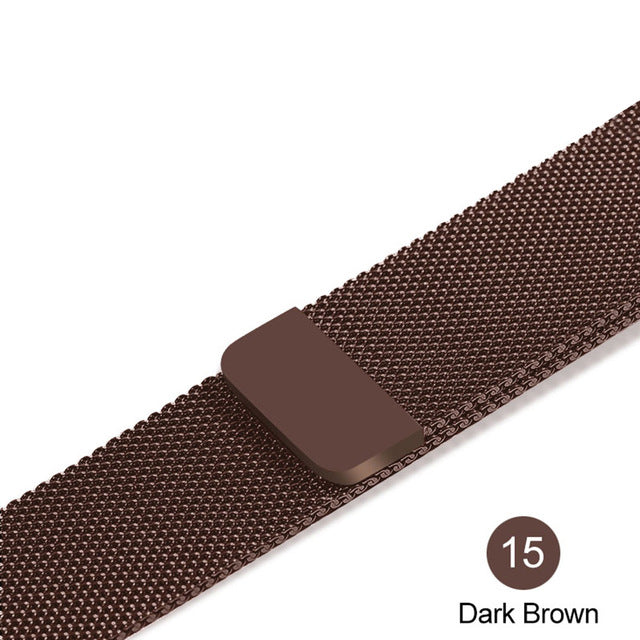 Milanese Loop For Apple Watch band strap.Stainless Steel Link Bracelet wrist watchband