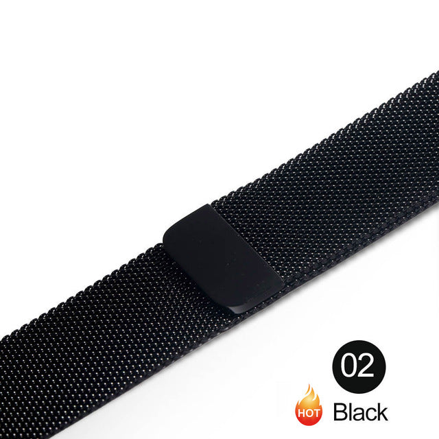 Milanese Loop For Apple Watch band strap.Stainless Steel Link Bracelet wrist watchband