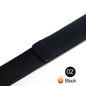 Milanese Loop For Apple Watch band strap.Stainless Steel Link Bracelet wrist watchband