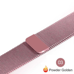 Milanese Loop For Apple Watch band strap.Stainless Steel Link Bracelet wrist watchband