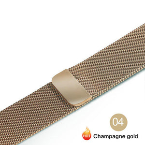 Milanese Loop For Apple Watch band strap.Stainless Steel Link Bracelet wrist watchband