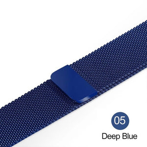 Milanese Loop For Apple Watch band strap.Stainless Steel Link Bracelet wrist watchband