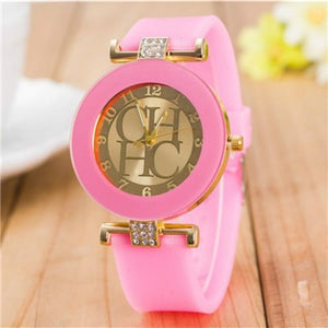 2018 New Simple Leather Brand Geneva Casual Quartz Watch Women Crystal Silicone Watches Relogio Feminino Wristwatch Great Deal