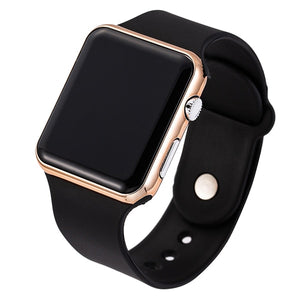 2020 New black Casual Wrist watches Watch LED Digital Sport Men Wristwatch Silicone Watch