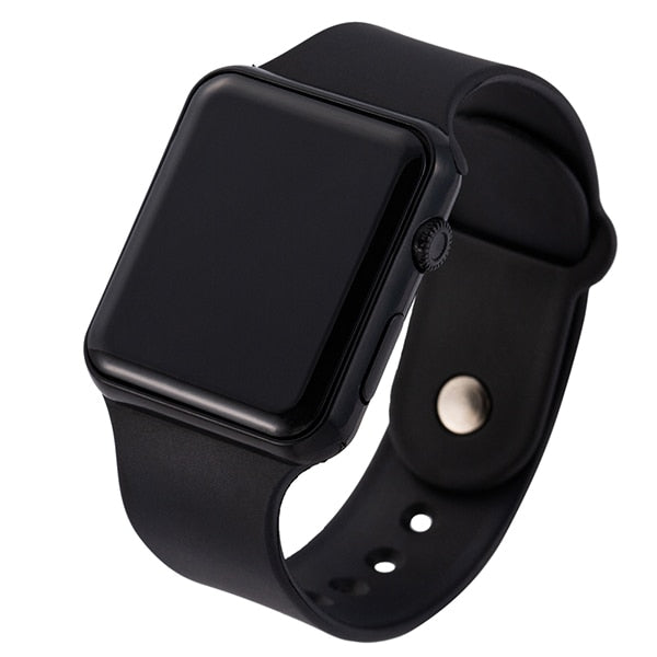 2020 New black Casual Wrist watches Watch LED Digital Sport Men Wristwatch Silicone Watch