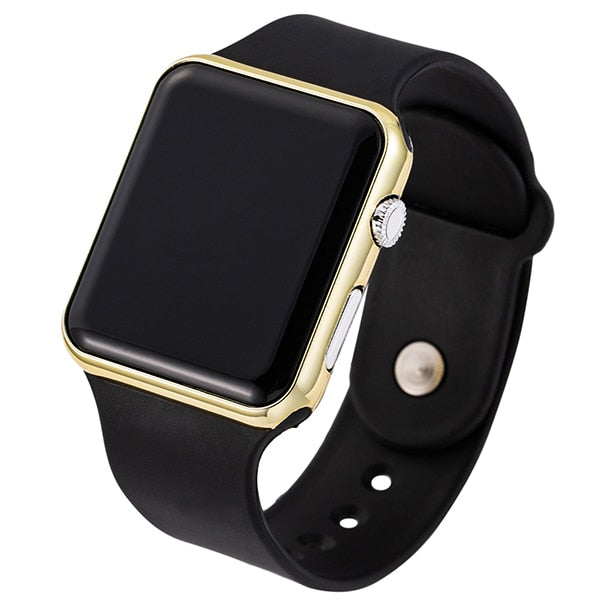 2020 New black Casual Wrist watches Watch LED Digital Sport Men Wristwatch Silicone Watch