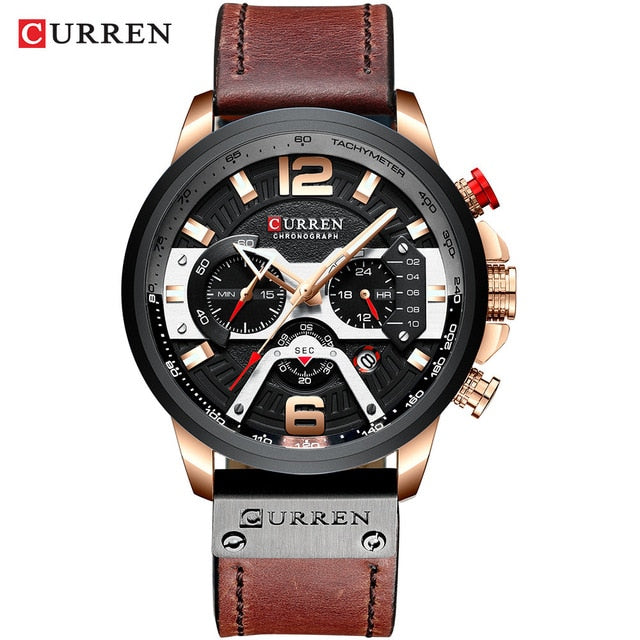 Casual Sport Watches for Men Blue Top Brand
